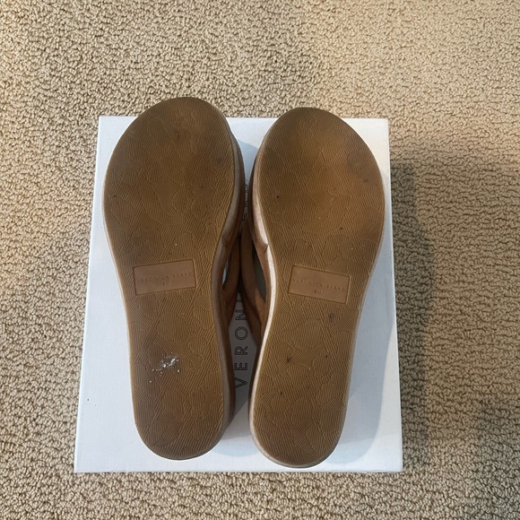 VERONICA BEARD Suede Geno Sandal in Sand - Picture 10 of 10